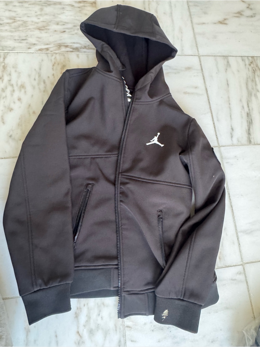 Boys Jordan Black Full-Zip Jacket